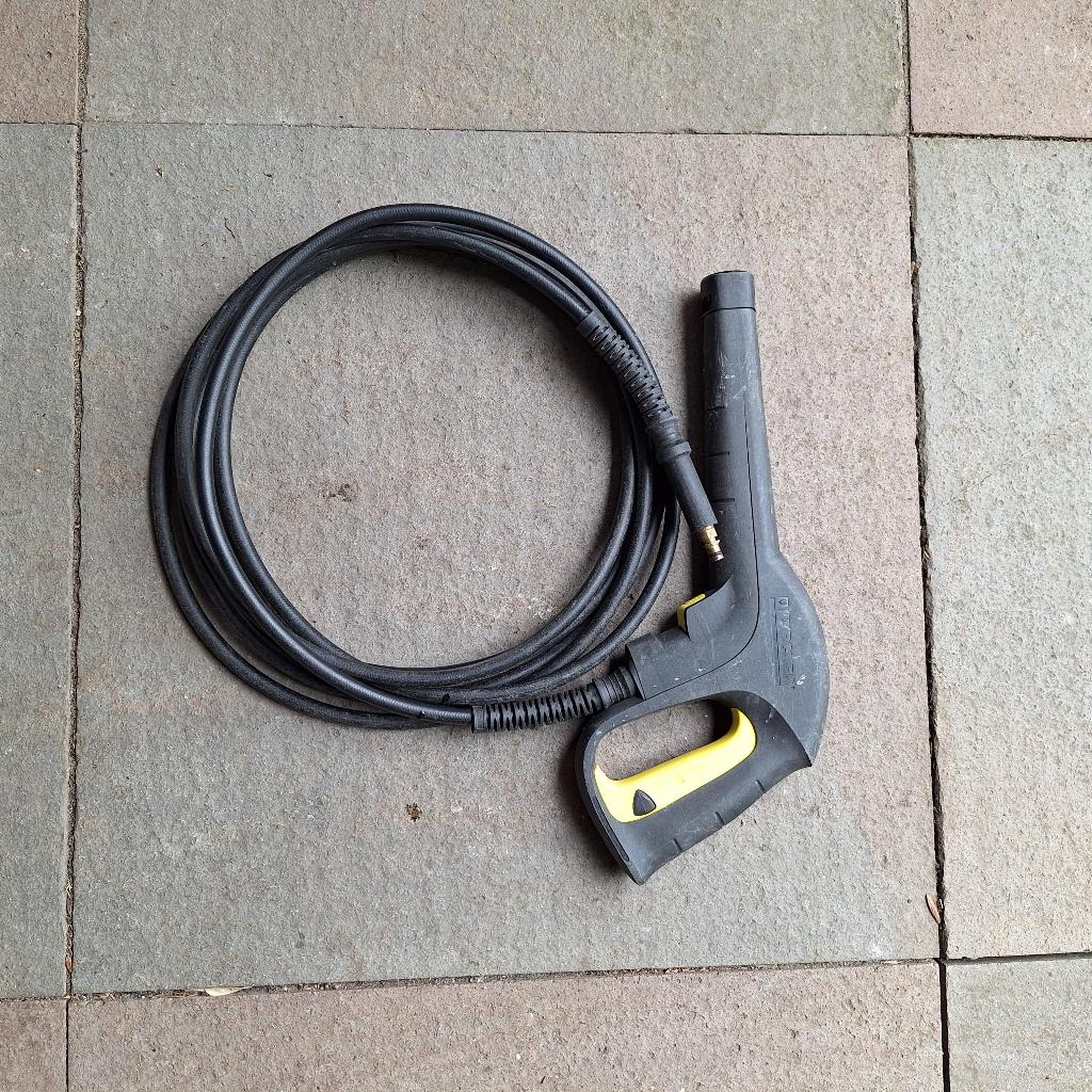 Karcher pistool en 6 meter slang, snelsluiting, Tuin en Terras, Hogedrukreinigers, Gebruikt, Elektrisch, Ophalen of Verzenden