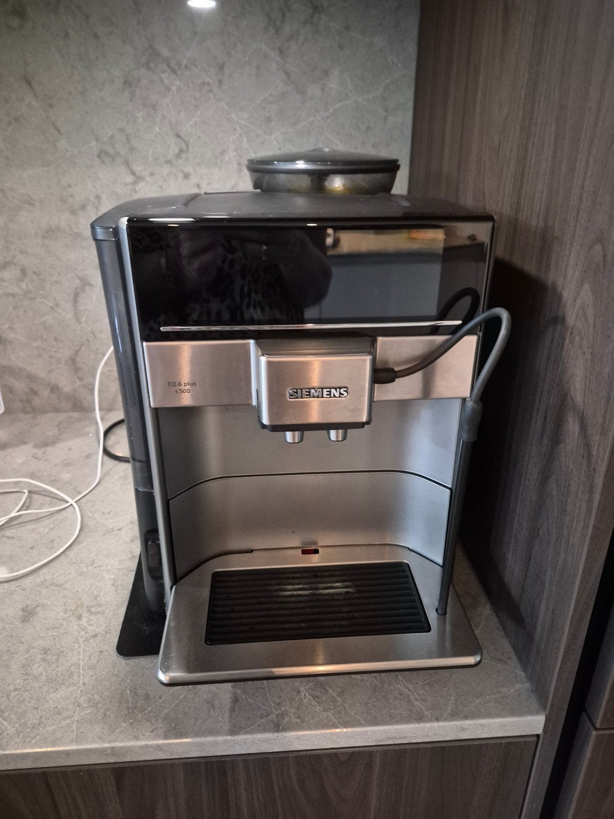 Siemens koffiemachine EQ 6 Plus S 500, Ophalen of Verzenden, Koffiemachine, Koffiebonen, Afneembaar waterreservoir