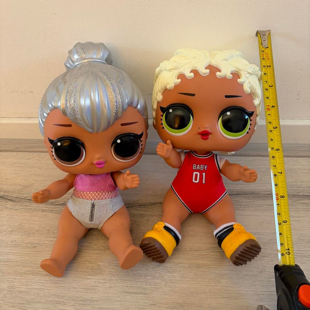 LOL Surprise! Big Baby! Kitty Queen & MC Swag (26cm), Ophalen of Verzenden, Gebruikt, Overige typen