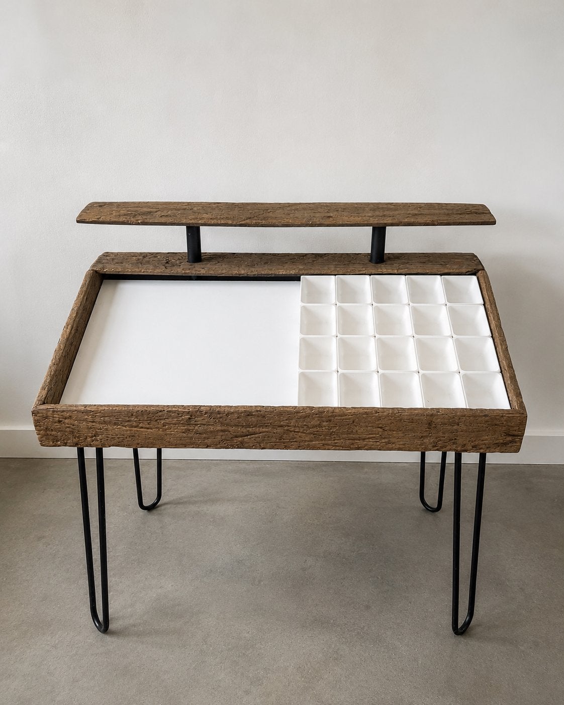 Unieke houten winkeldisplay / sieradendisplay met bakjes, Ophalen of Verzenden