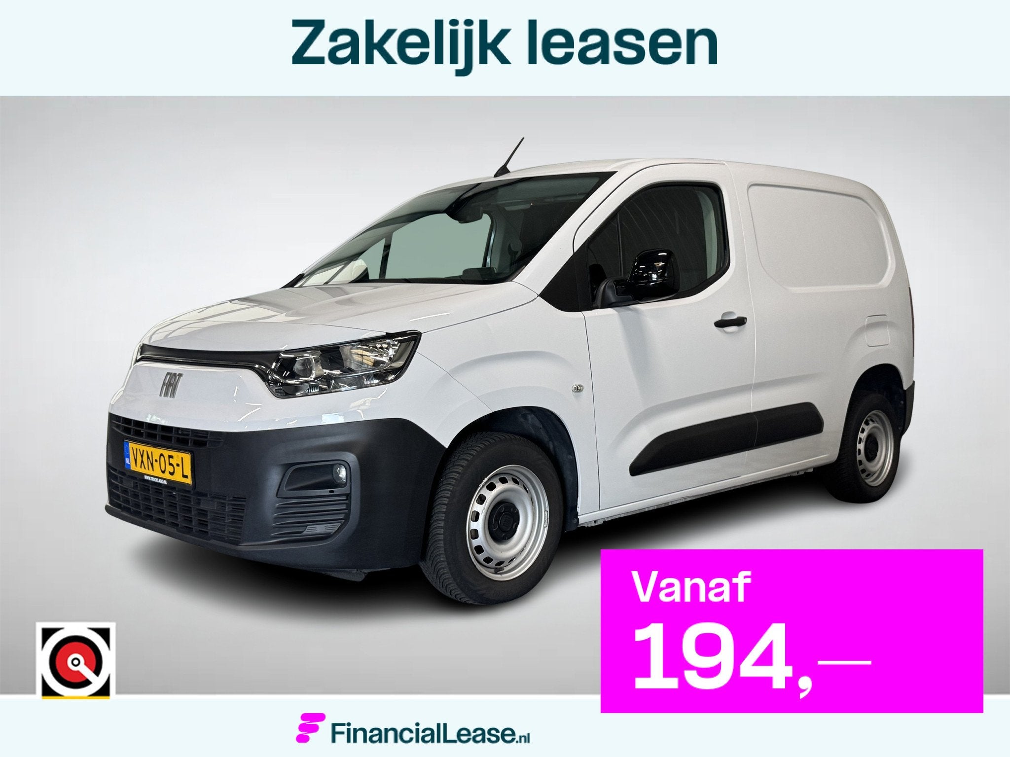 Fiat Doblo Cargo 1.2 Turbo 81kw | L1 Professional | Airco |, Voorwielaandrijving, 1940 kg, 15 km/l, Gebruikt