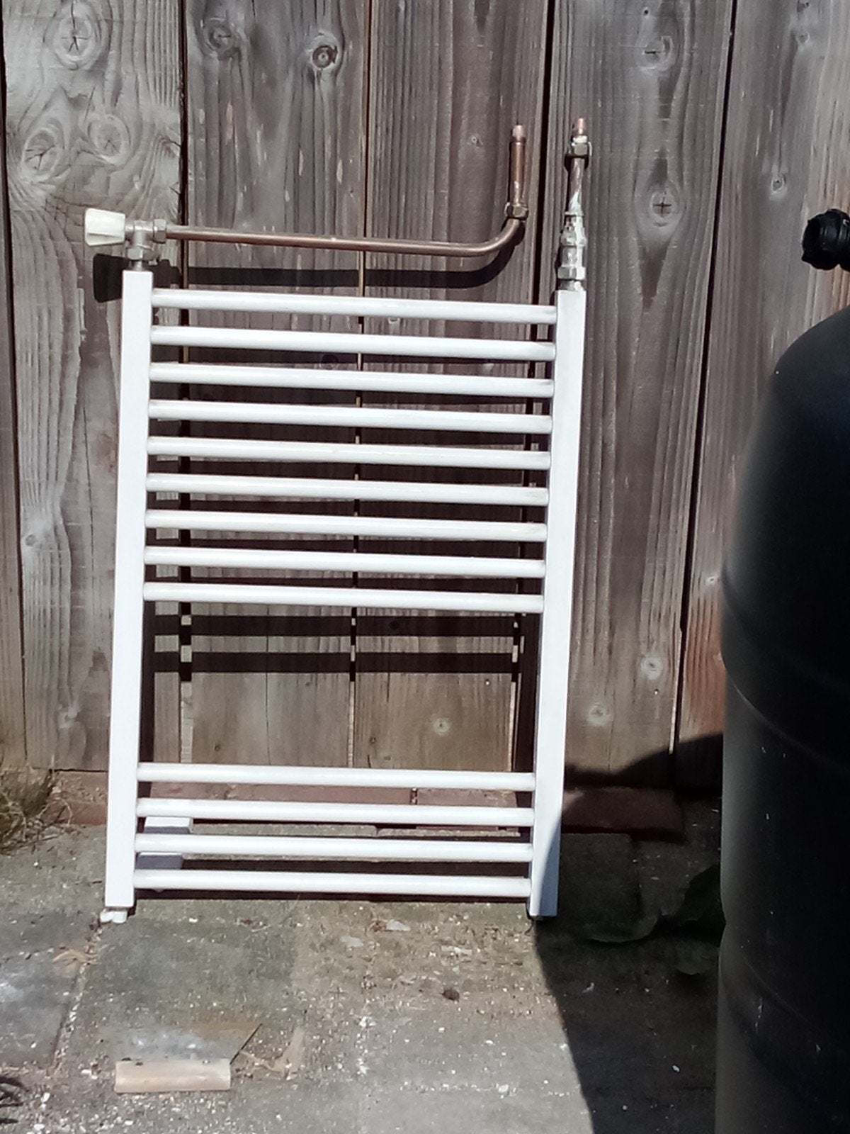 Witte handdoekradiator met ophangstukken, Ophalen of Verzenden