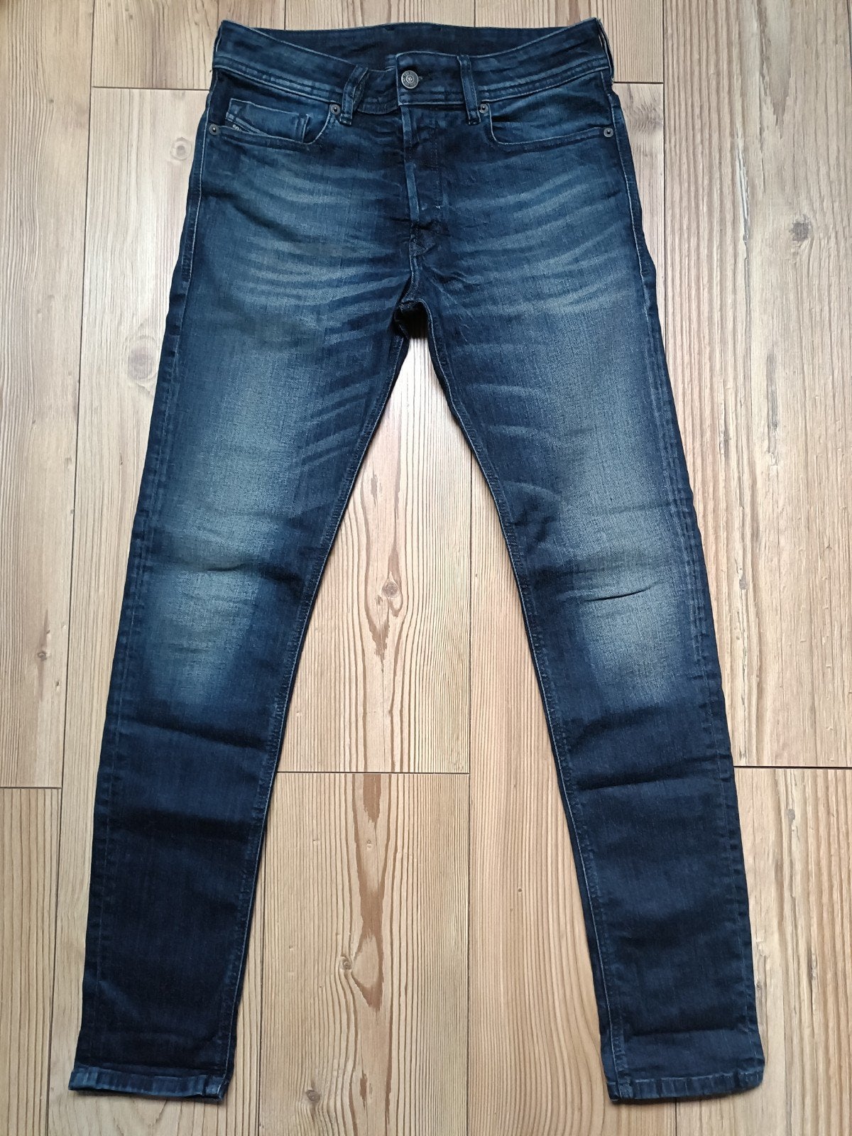 Diesel Sleenker maat 30-30, Kleding | Heren, Ophalen of Verzenden, Zo goed als nieuw, Blauw, W32 (confectie 46) of kleiner