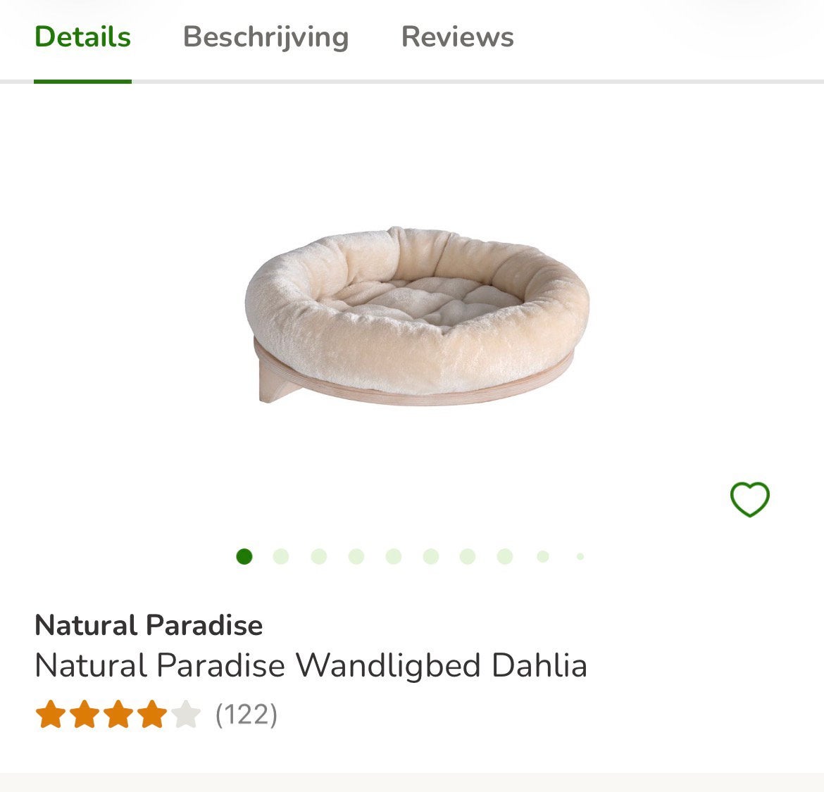 Wandligbed voor katten (kattenmeubel), Ophalen, Zo goed als nieuw