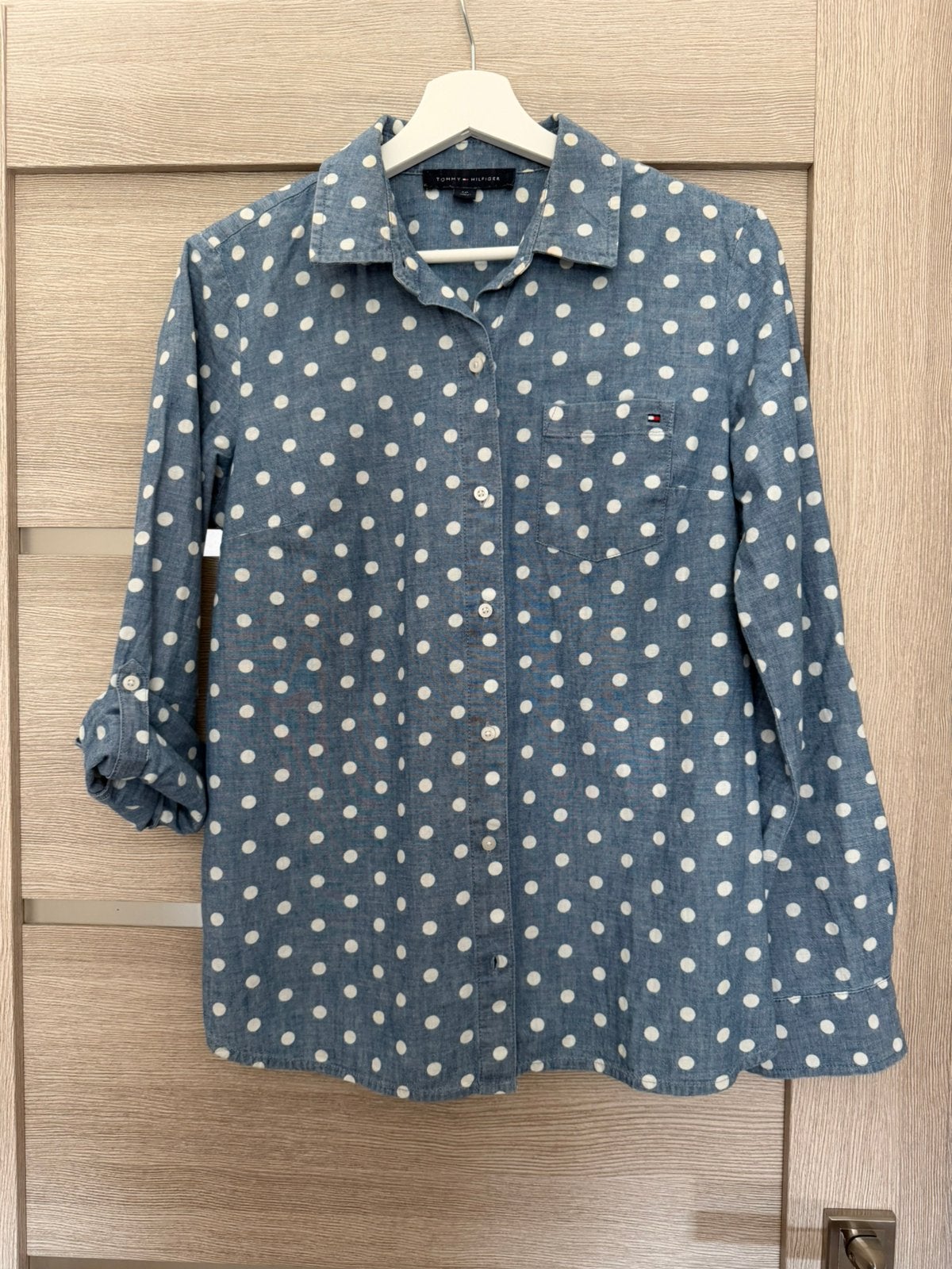 Timmy Hilfiger ladies shirt, size S, Ophalen of Verzenden, Zo goed als nieuw, Maat 36 (S), Blauw