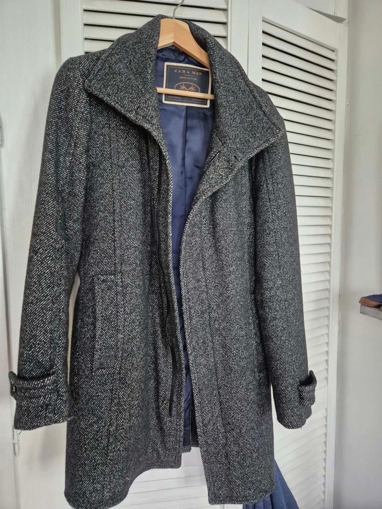 Lange jas voor heren Zara, Ophalen of Verzenden, Zo goed als nieuw, Maat 48/50 (M), Overige kleuren