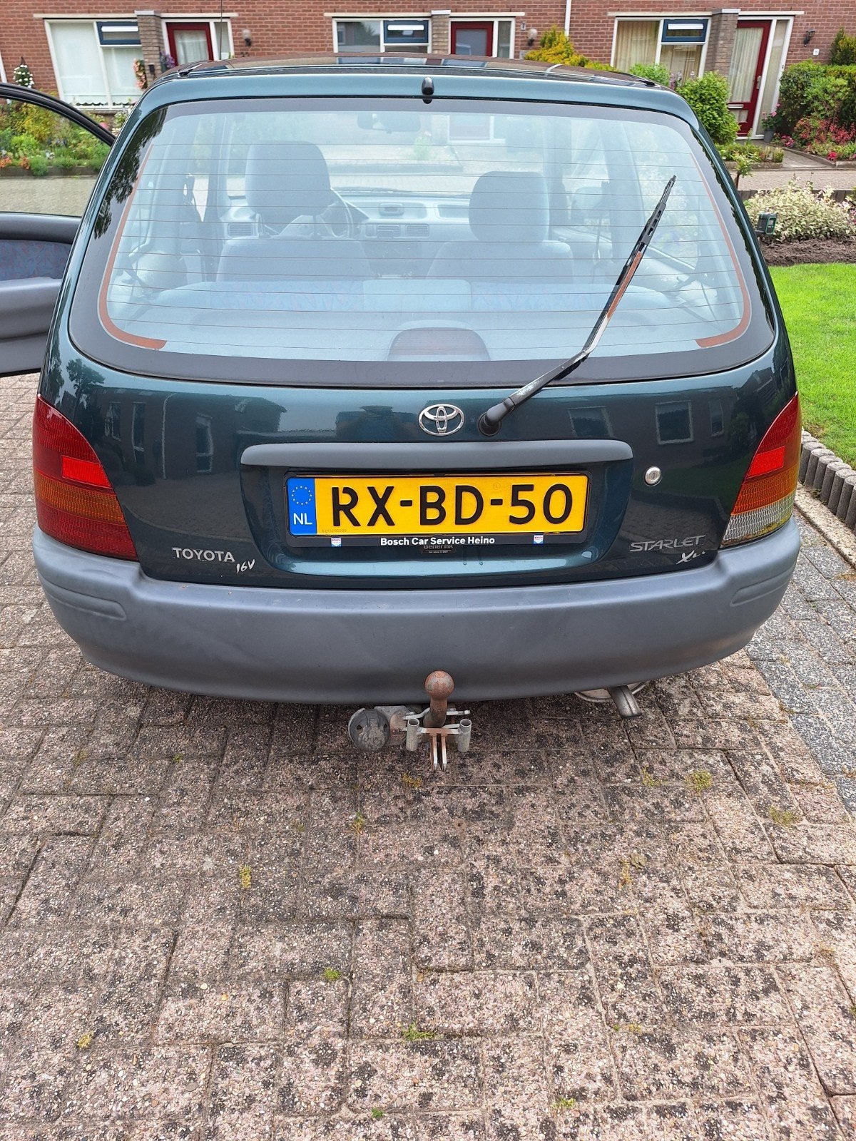 Toyota Starlet 1.3 16V 1997 Groen, Auto's, 4 cilinders, Starlet, 400 kg, Origineel Nederlands