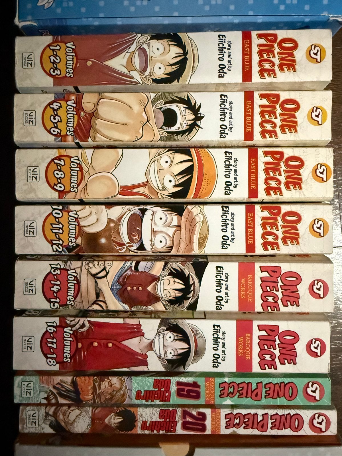 One Piece Manga Volumes 1-20 (Engels), Meerdere comics, Ophalen, Zo goed als nieuw, Japan (Manga)