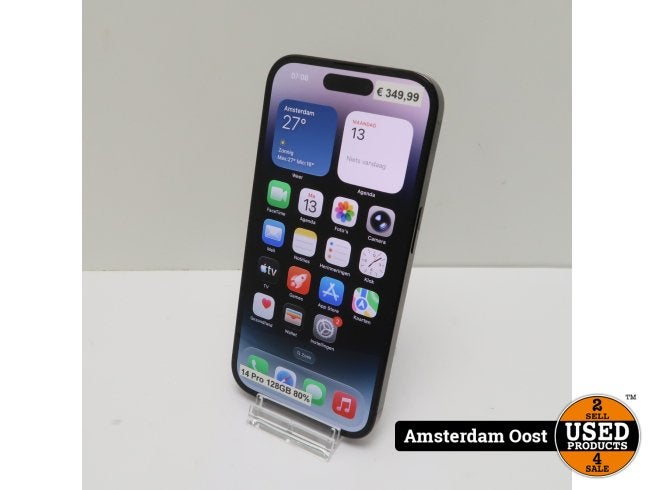 iPhone 14 Pro 128GB 80% Black | in Redelijke Staat