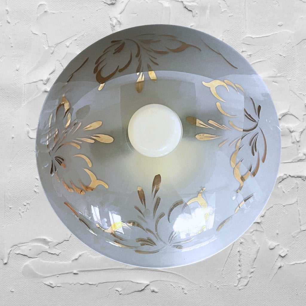 Vintage Plafonniere Gold Feathers, Ophalen of Verzenden