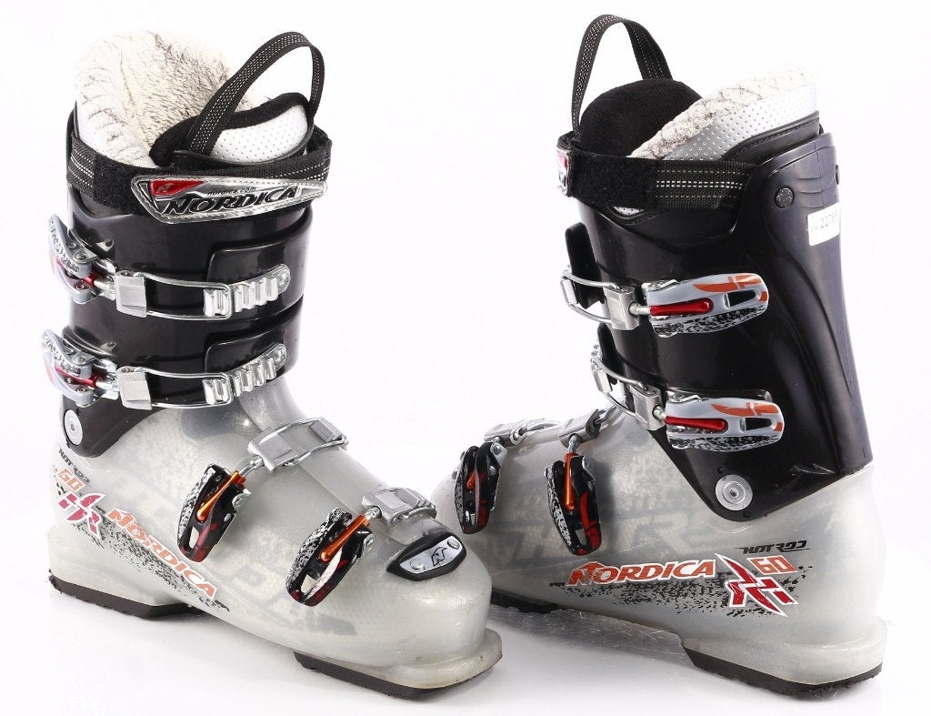 38 38,5 EU dames skischoenen NORDICA HOTROD 60, NFS, Sport en Fitness, 160 tot 180 cm, Gebruikt, Verzenden, Schoenen