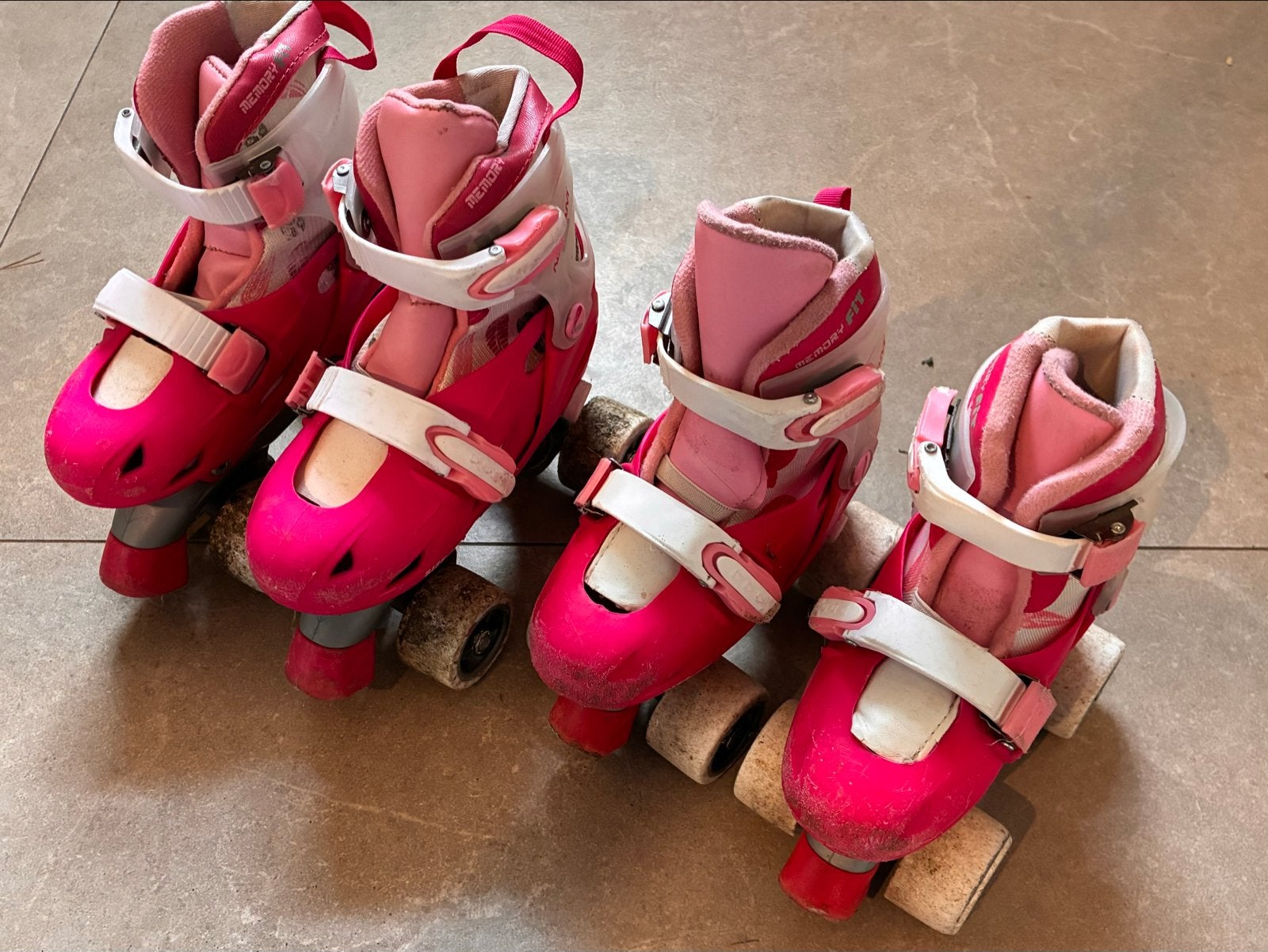 Nijdam Junior rolschaatsen - verstelbaar (maat 27-33), Ophalen, Verstelbaar, Gebruikt, Kinderen