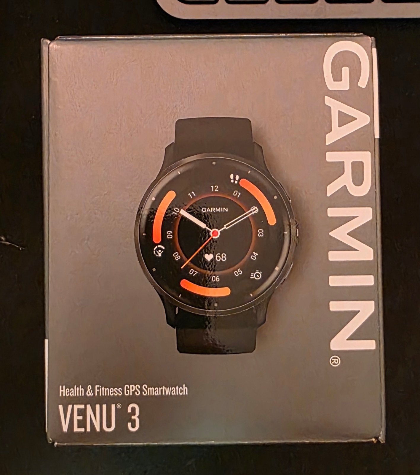 Garmin Venu 3 Zwart 45mm Smartwatch, Ophalen, Zwart, Zo goed als nieuw, GPS