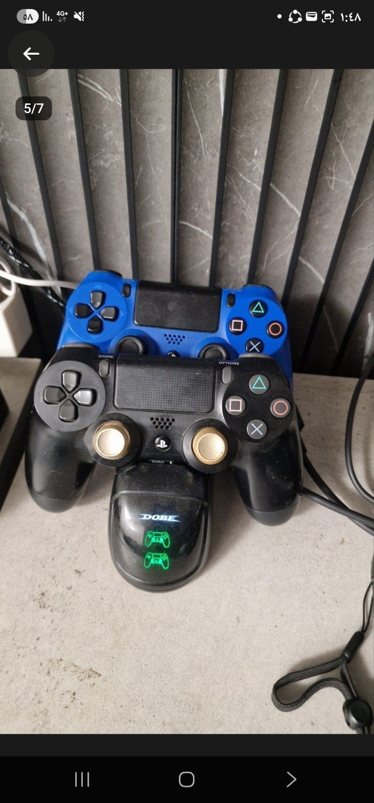PS4 Slim 1TB met VR, 2 controllers en 4 games, Met 2 controllers, Ophalen of Verzenden, 1 TB, Slim