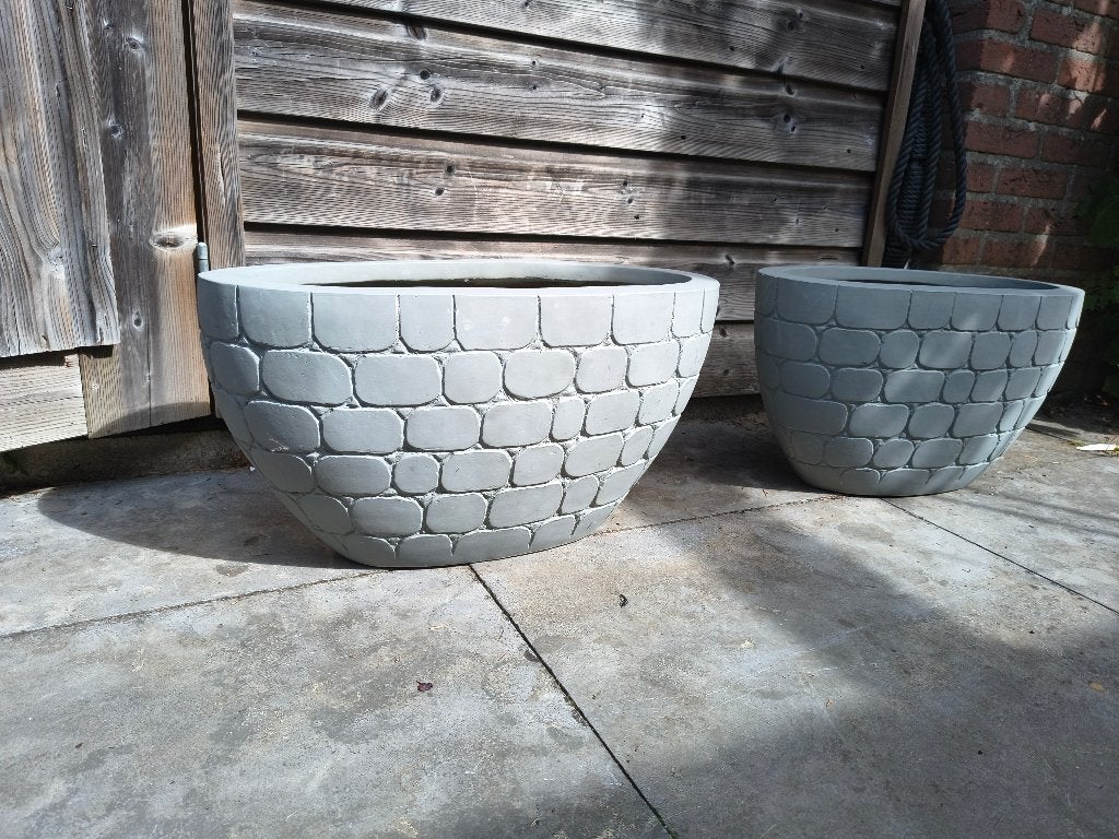 Bloempot mooi model, Tuin en Terras, Gebruikt, Minder dan 40 cm, Balkon, Overige vormen