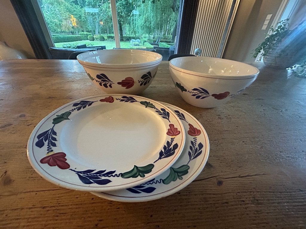 Servies Boerenbont, Ophalen, Gebruikt, Overige merken, Landelijk/Boerenbont