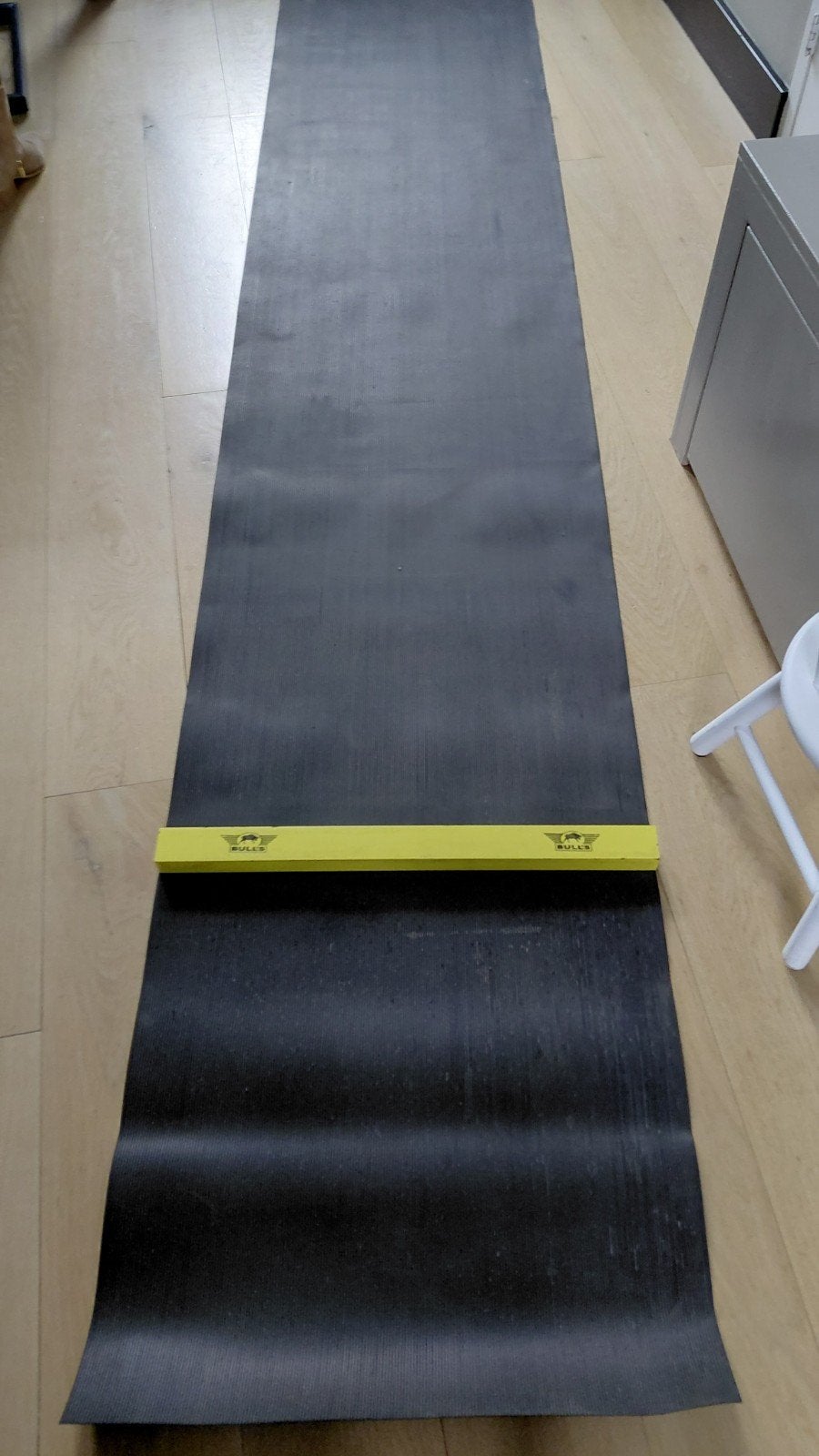 Bull's dartmat met oche., Ophalen of Verzenden, Gebruikt, Dartbord