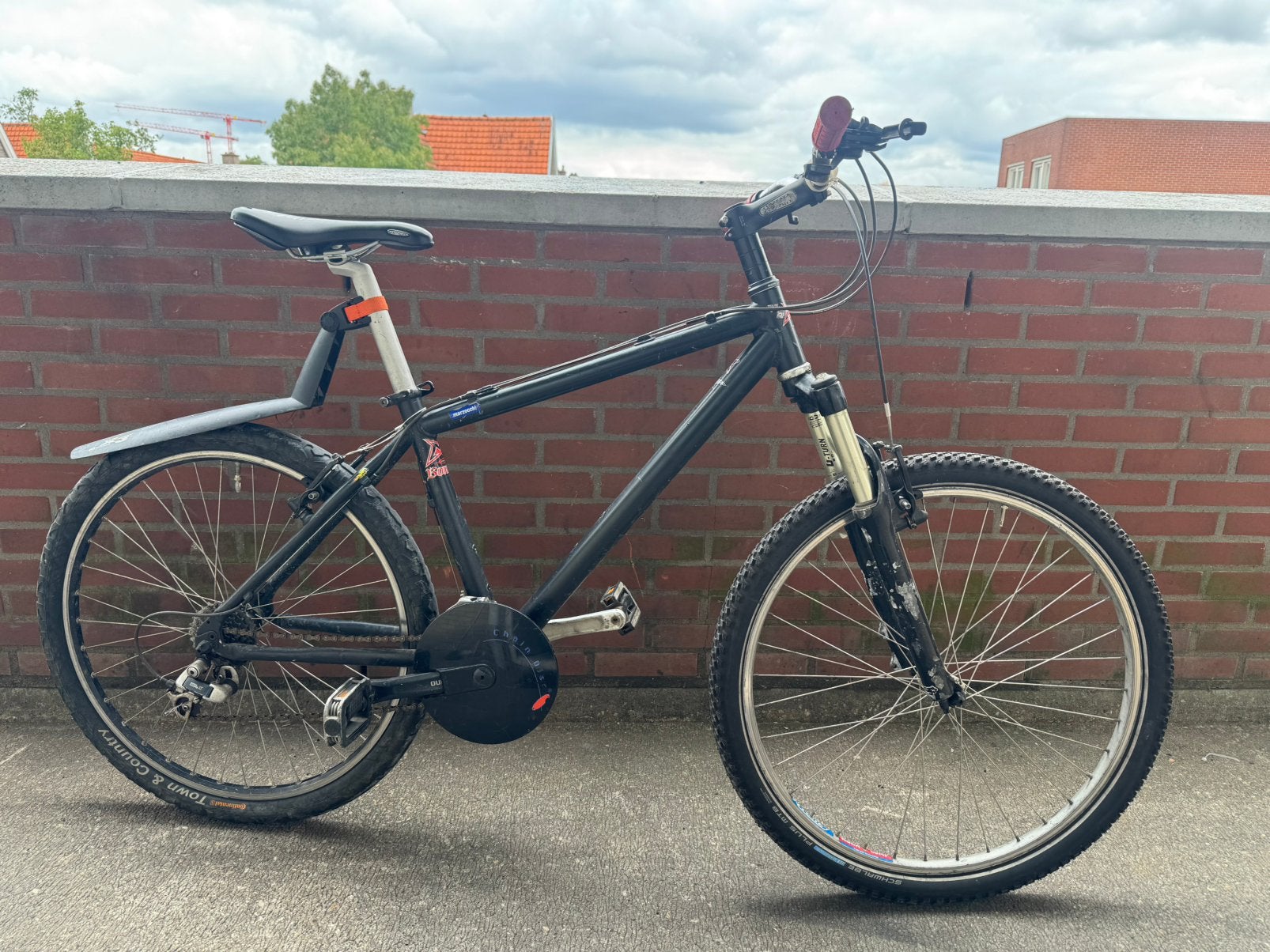 Herenfiets mountainbike, Fietsen en Brommers, Fietsen | Heren | Herenfietsen, Ophalen, Zo goed als nieuw, Overige merken, Versnellingen