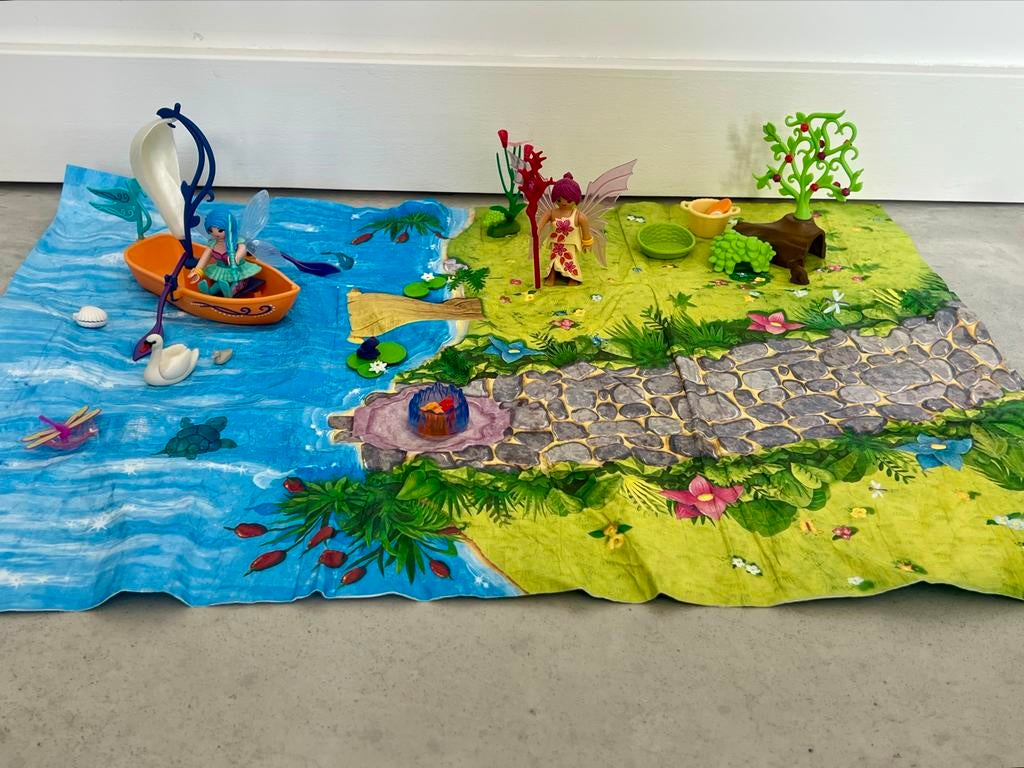 Playmobil Fairies Speelmat met accessoires, Kinderen en Baby's, Speelgoed | Overig, Ophalen of Verzenden, Gebruikt, Meisje