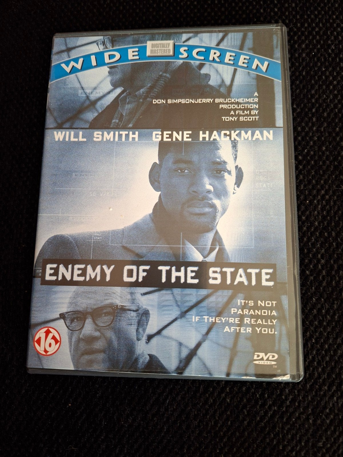DVD: Enemy of the State, Cd's en Dvd's, Dvd's | Thrillers en Misdaad, Gebruikt, Actiethriller, Bonusmateriaal, Breedbeeld, Inclusief doosje