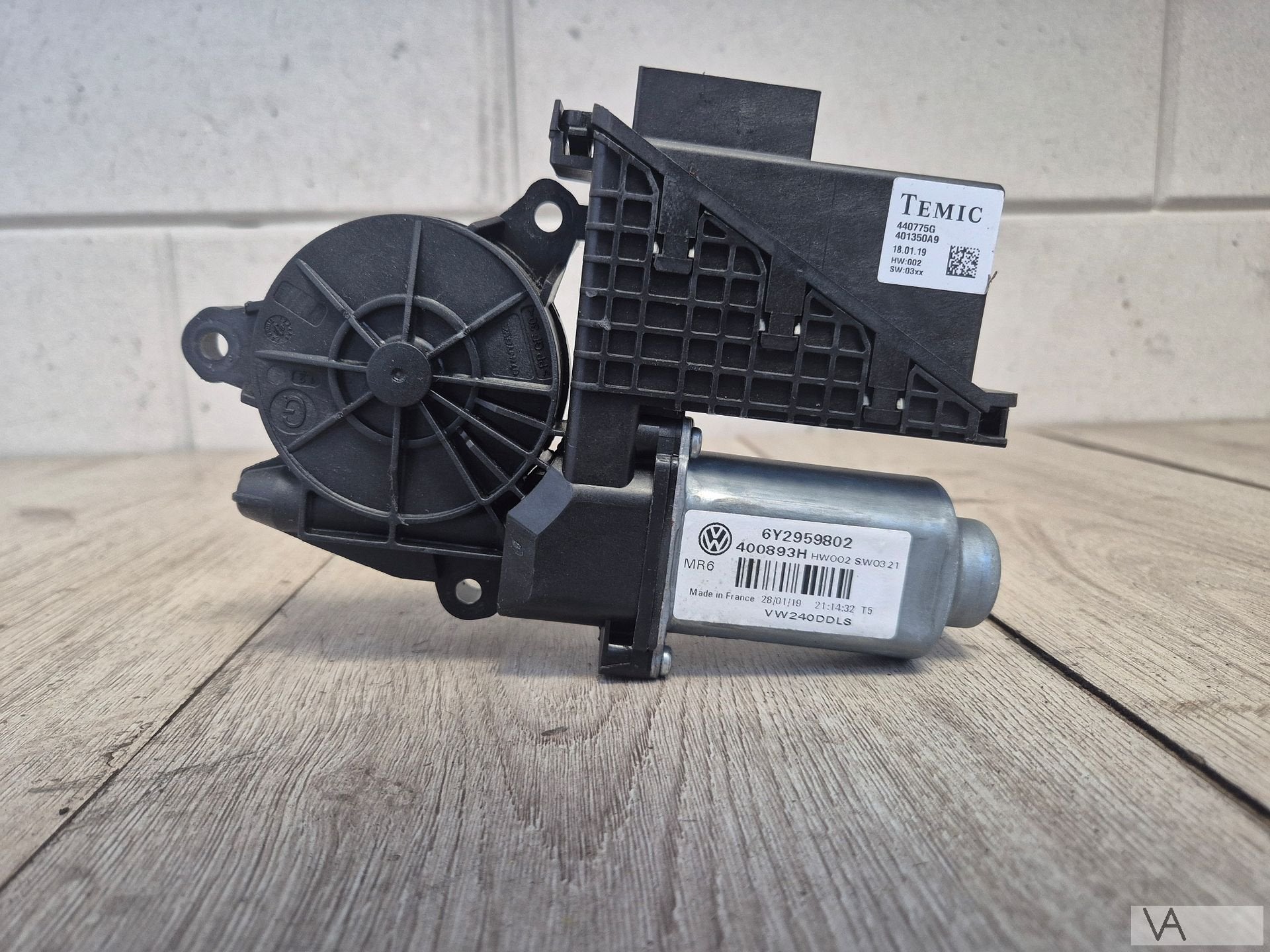 Raammotor links VW Polo 9n3 2005 - 2009 6y2959802 VERVANGEN, Gebruikt, -, Volkswagen, -
