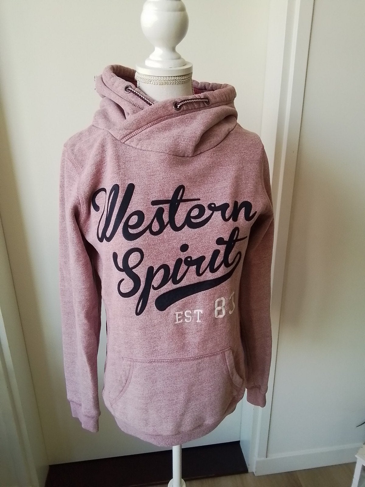 Sweatshirt, Hoody Miss America mt XS, Ophalen of Verzenden, Zo goed als nieuw, Miss America, Roze