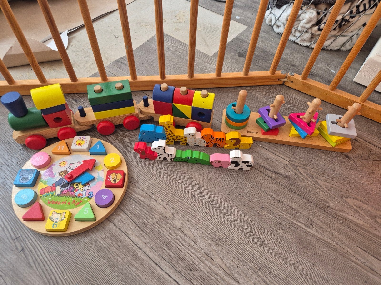 Leuk houten blokkenspeelgoed, Ophalen of Verzenden, Zo goed als nieuw, Overige typen