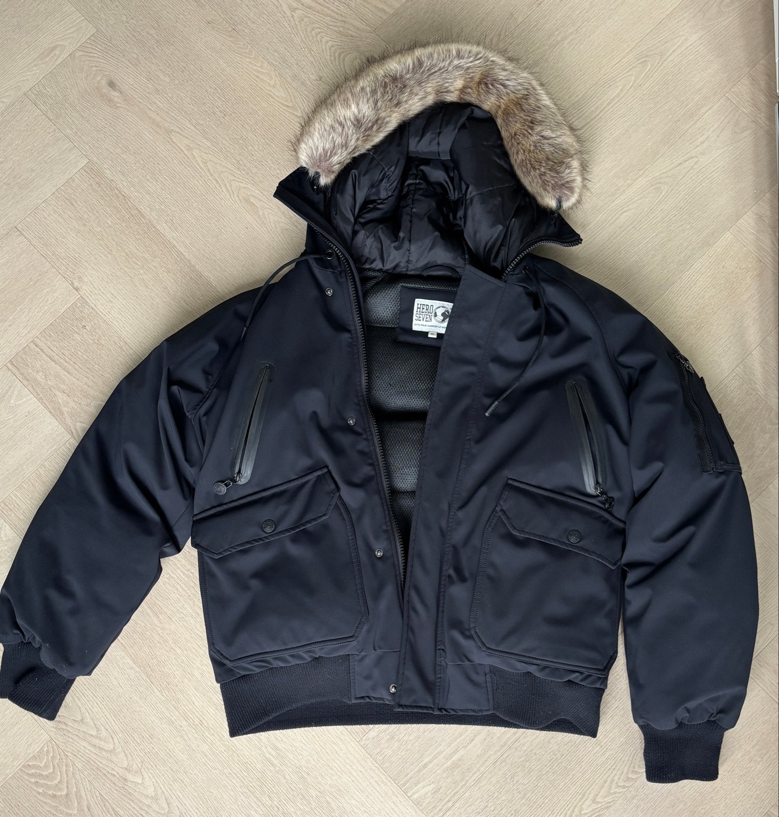 Hero Seven Classic Mountain Parka, Ophalen of Verzenden, Nieuw, Maat 56/58 (XL), Zwart