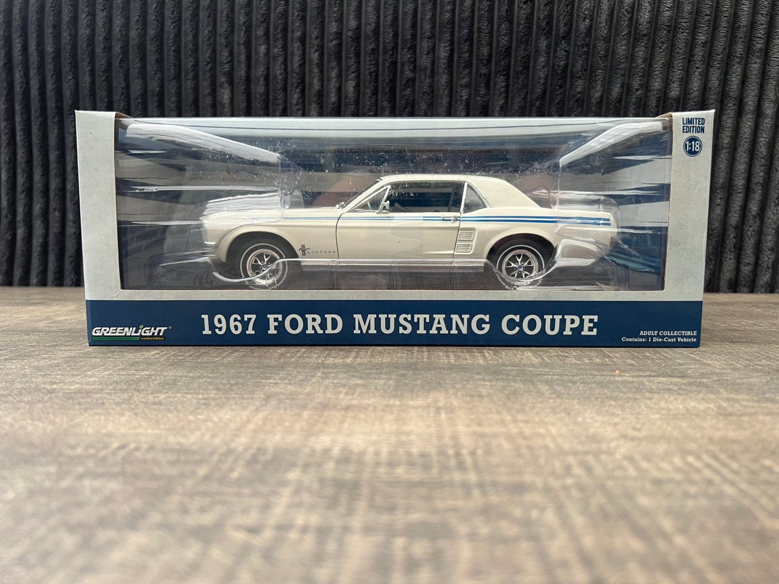 Ford mustang coupe 1967 greenlight, Ophalen of Verzenden, Nieuw, Auto, Overige merken