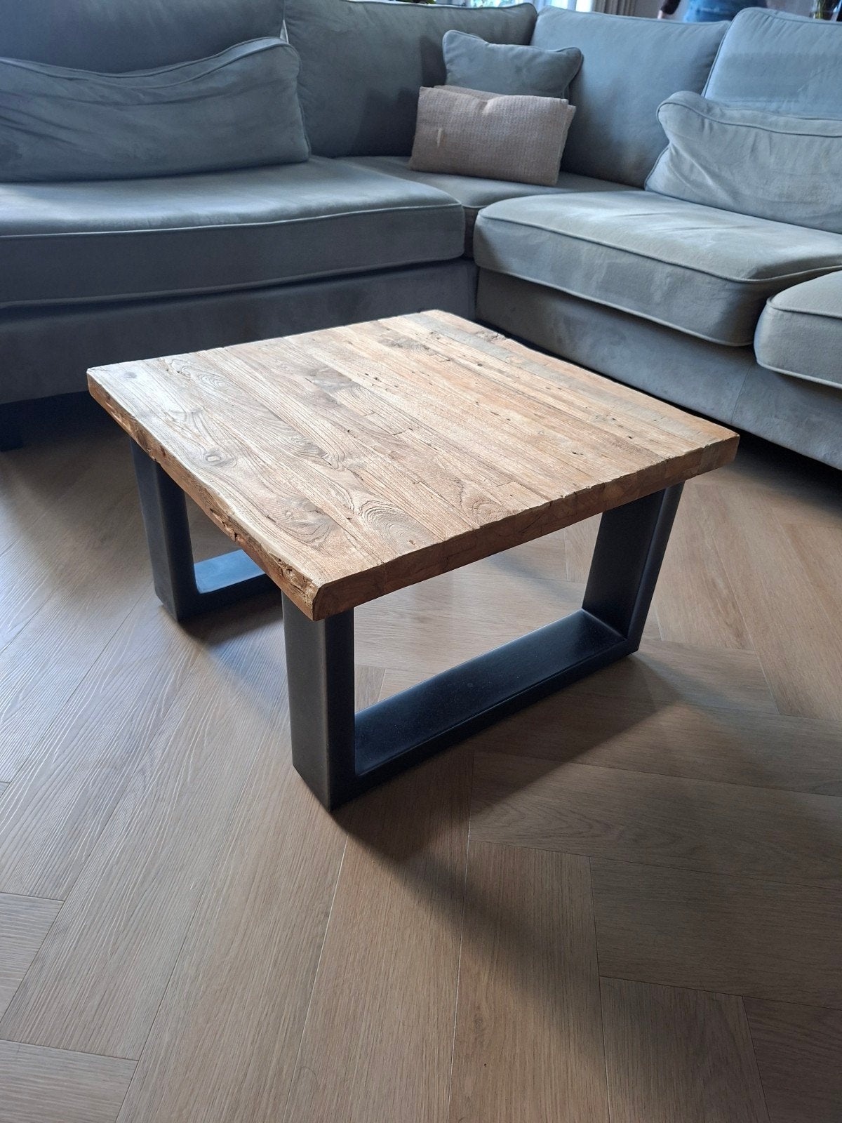 Pronto Romaro salontafel 65x65, Ophalen, 100 tot 150 cm, 50 tot 100 cm, Zo goed als nieuw