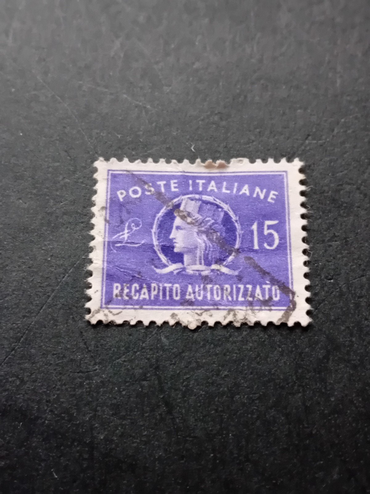 Zeldzame Italiaanse postzegel - Recapitio Autorizzato, Postzegels en Munten, Ophalen of Verzenden