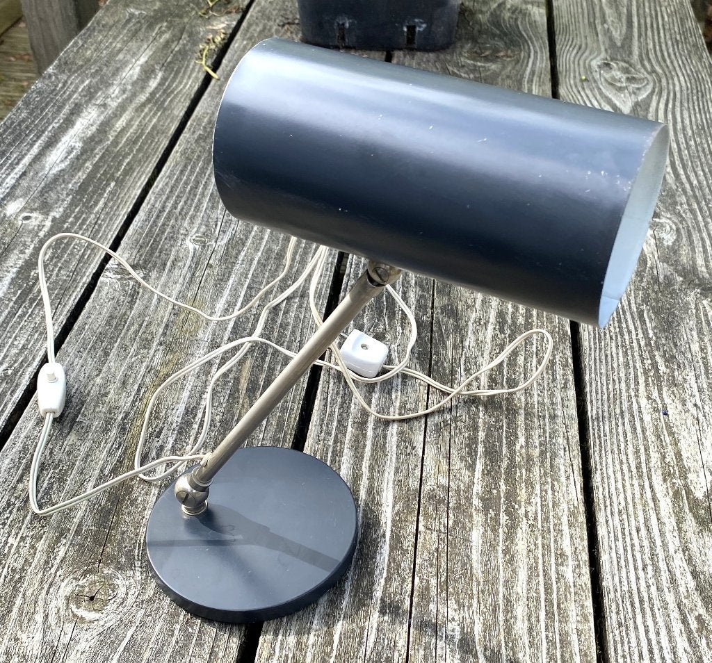 Leuke Vintage Hala Lamp - retro mid century dutch design, Bureaulamp, Gebruikt, Vintage, Met schakelaar