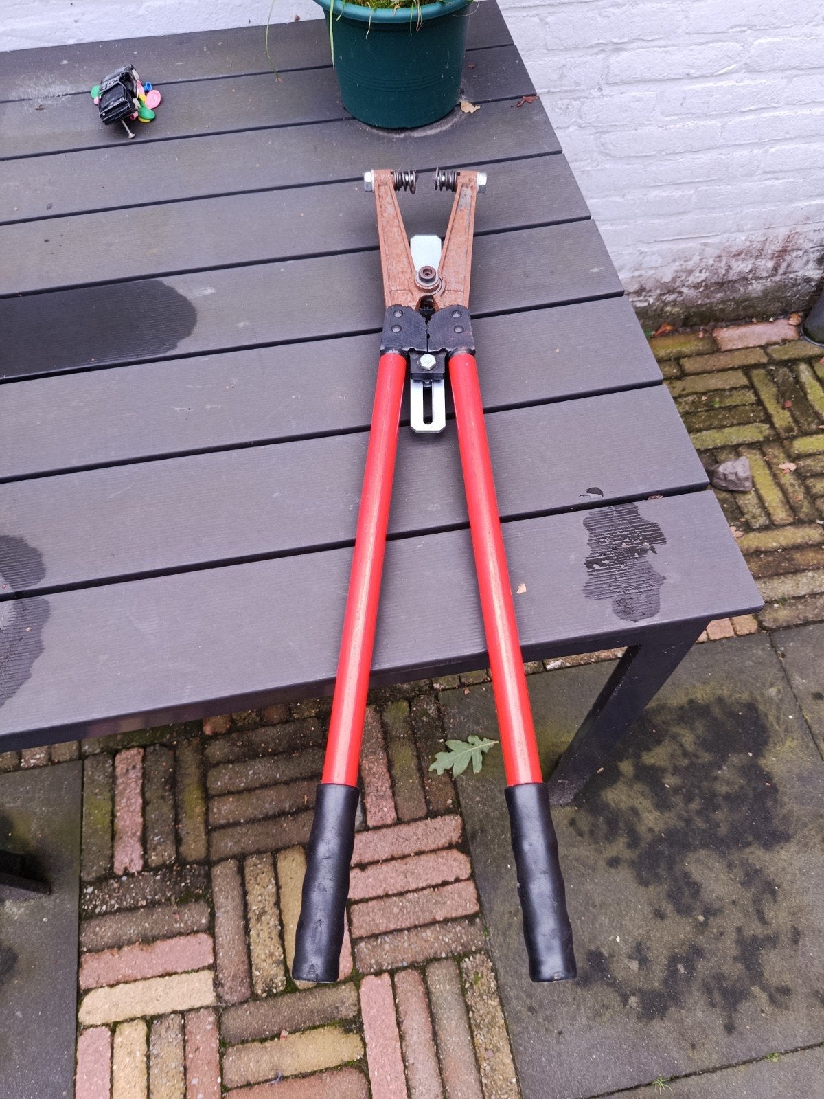 JMV Ponstang voor dakplaat dragers / hangers, Doe-het-zelf en Verbouw, Gereedschap | Handgereedschap, Ophalen of Verzenden, Gebruikt