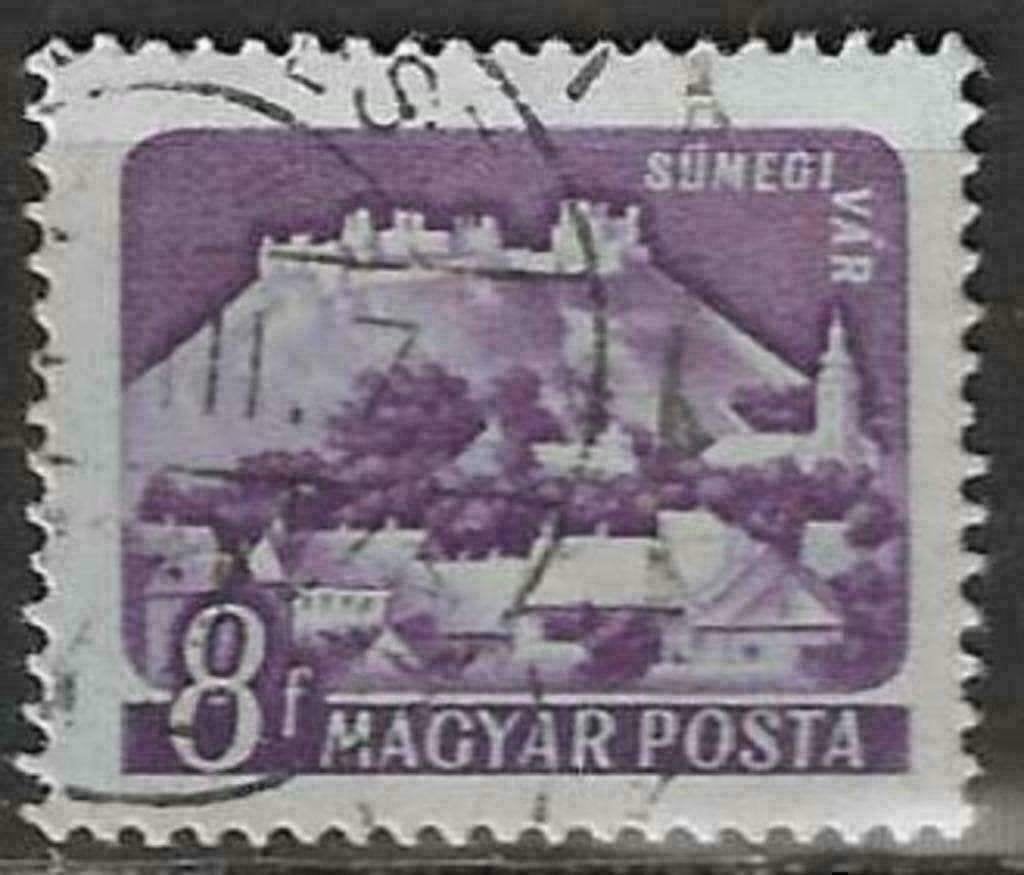 Hongarije 1960 - Yvert 1395 - Kastelen (ST), Verzenden, Gestempeld