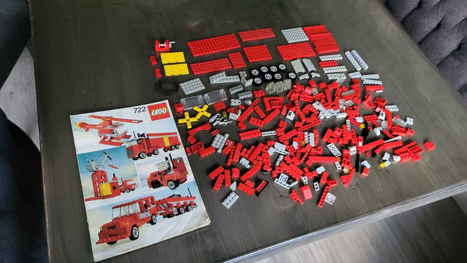 Lego 722 Basic building set mooi en compleet met boekje., Lego, Ophalen of Verzenden, Zo goed als nieuw, Technic