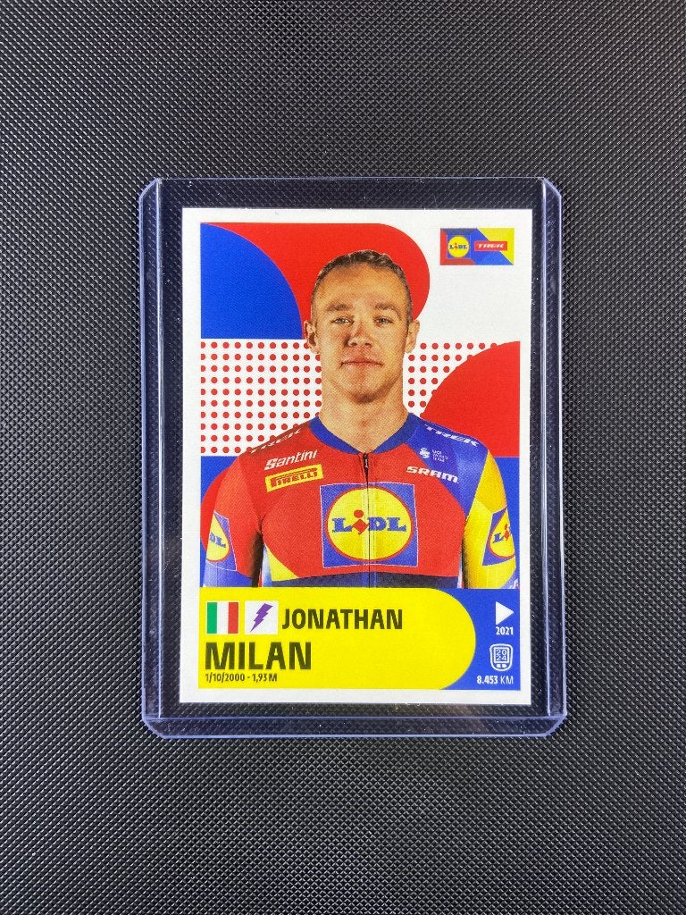 Jonathan Milan Panini Tour de France 2025 Rookie Sticker, Verzenden, Zo goed als nieuw, Overige sporten, Poster, Plaatje of Sticker