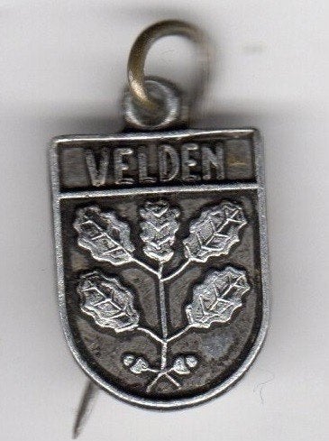 Speldje WAPEN VELDEN (A5), Ophalen of Verzenden, Gebruikt, Overige onderwerpen