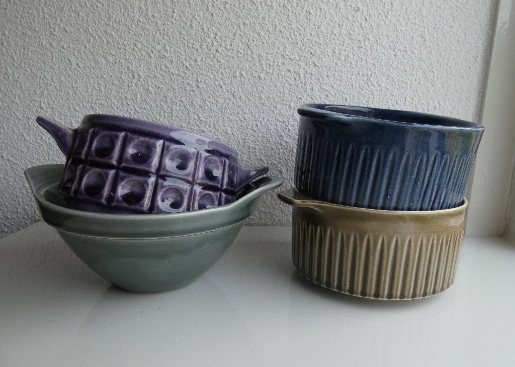 4 vintage kommen schaaltjes Royal Sphinx, Gebruikt, Vintage, Ophalen of Verzenden, Kom(men)