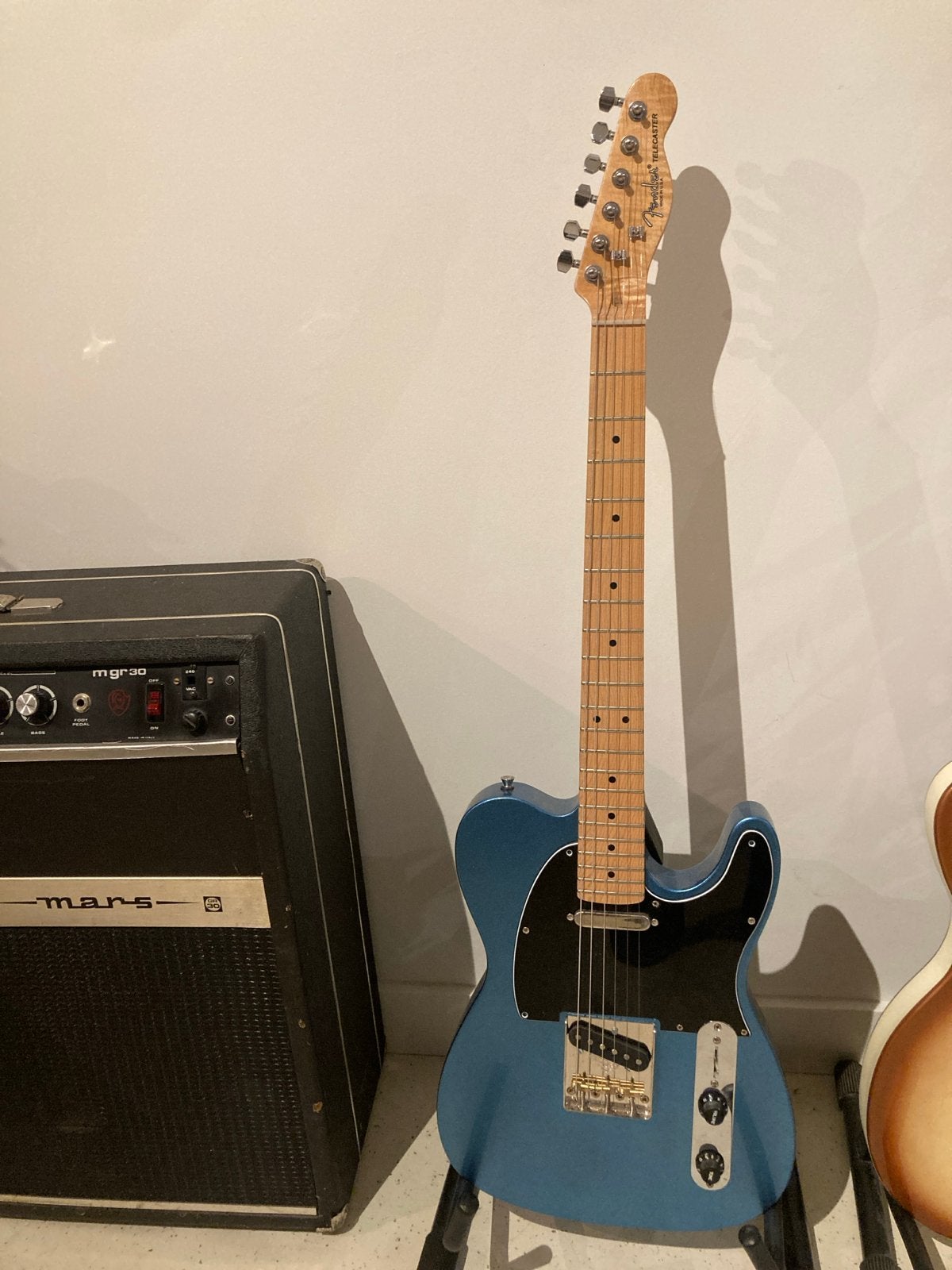 Mooie telecaster, Ophalen of Verzenden, Zo goed als nieuw, Solid body, Fender