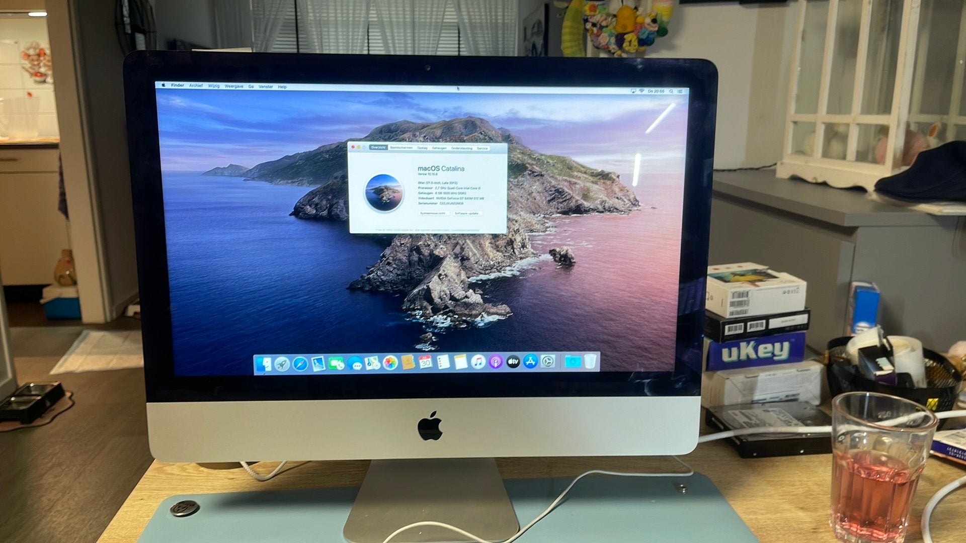 Imac 21,5 inch late 2012, Computers en Software, Apple Desktops, Ophalen, Gebruikt, 2 tot 3 Ghz, IMac