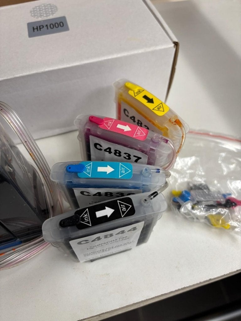 navulbaar printer inkt systeem HP 1000 (5 sets beschikbaar), Ophalen, Hp, Printer, Inkjetprinter