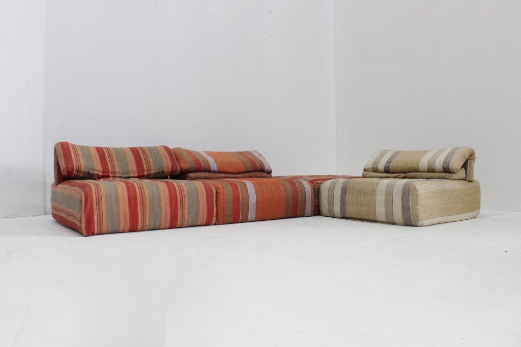 Vintage Roche Bobois Voyage Immobile modular lounge sofa, 250 tot 300 cm, 125 tot 150 cm, Ophalen of Verzenden, Stof