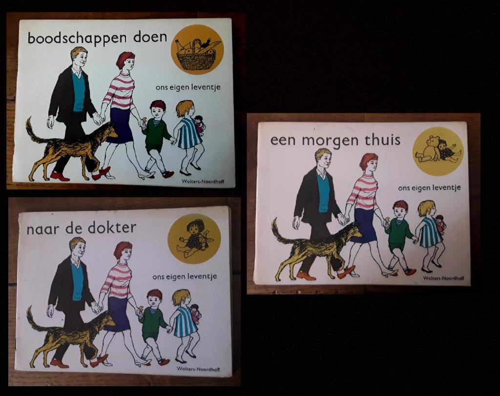 3x vintage boekjes ons eigen leventje - een morgen thuis -, Boeken, Ophalen of Verzenden, Gelezen, Jongen of Meisje, Fictie algemeen