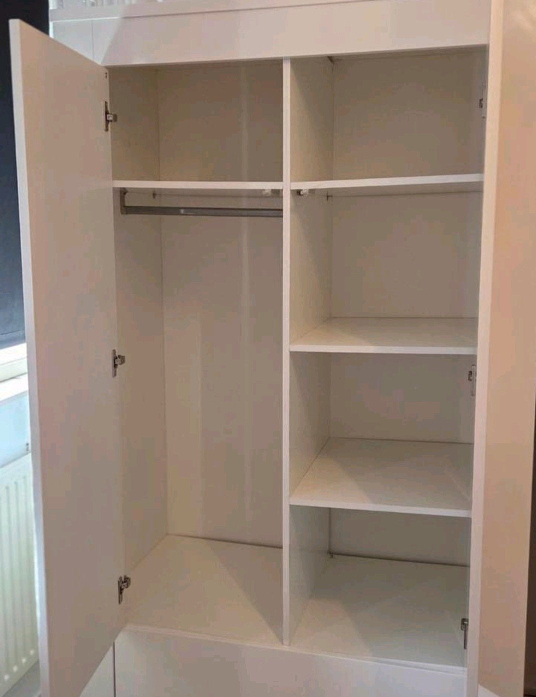 Kidsmill hoogglans wit 2-deurs kledingkast kinderkamer, Ophalen, Jongetje of Meisje