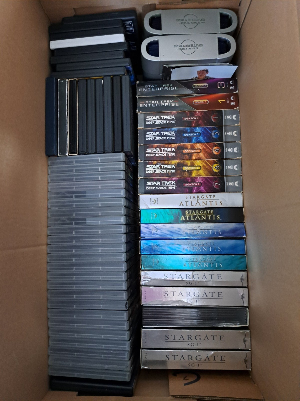 Star Trek & Stargate DVD Collectie - Diverse Seizoenen, Gebruikt, Complete serie, Science Fiction en Fantasy, Ophalen of Verzenden