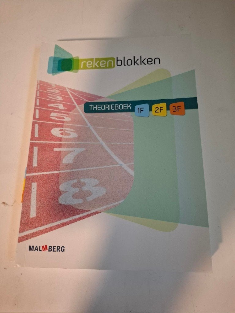 boek rekenblokken theorieboek 1F 2F 3F, Boeken, VMBO, Malmberg, Ophalen of Verzenden, Zo goed als nieuw