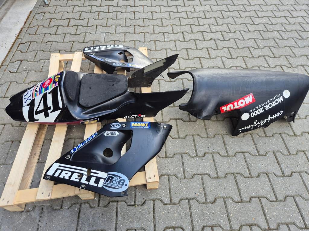 Aprilia RSV Mille circuitmotor + kuipset voor onderdelen, Motoren, Ophalen of Verzenden, Aprilia, Aprilia, Aprilia