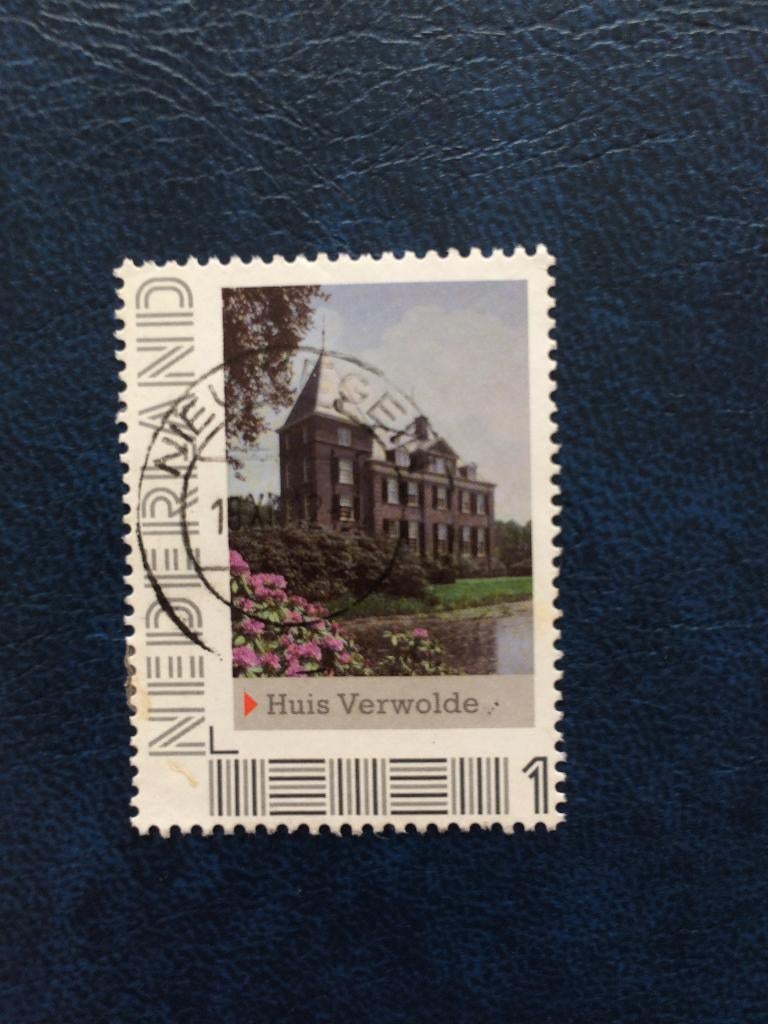 persoonlijke postzegel Huis Verwolde kastelen, Verzenden, Na 1940, Gestempeld