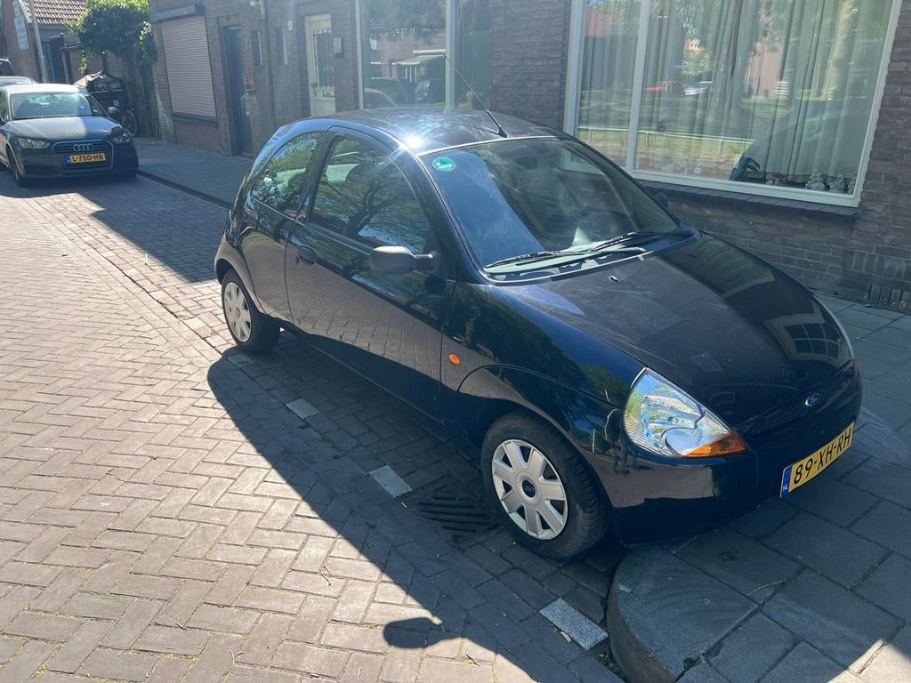 Ford Ka 1.3 I 44KW 2007 Zwart, Auto's, Ford, Particulier, Ka, Benzine, D, Hatchback, Handgeschakeld, Origineel Nederlands, Zwart