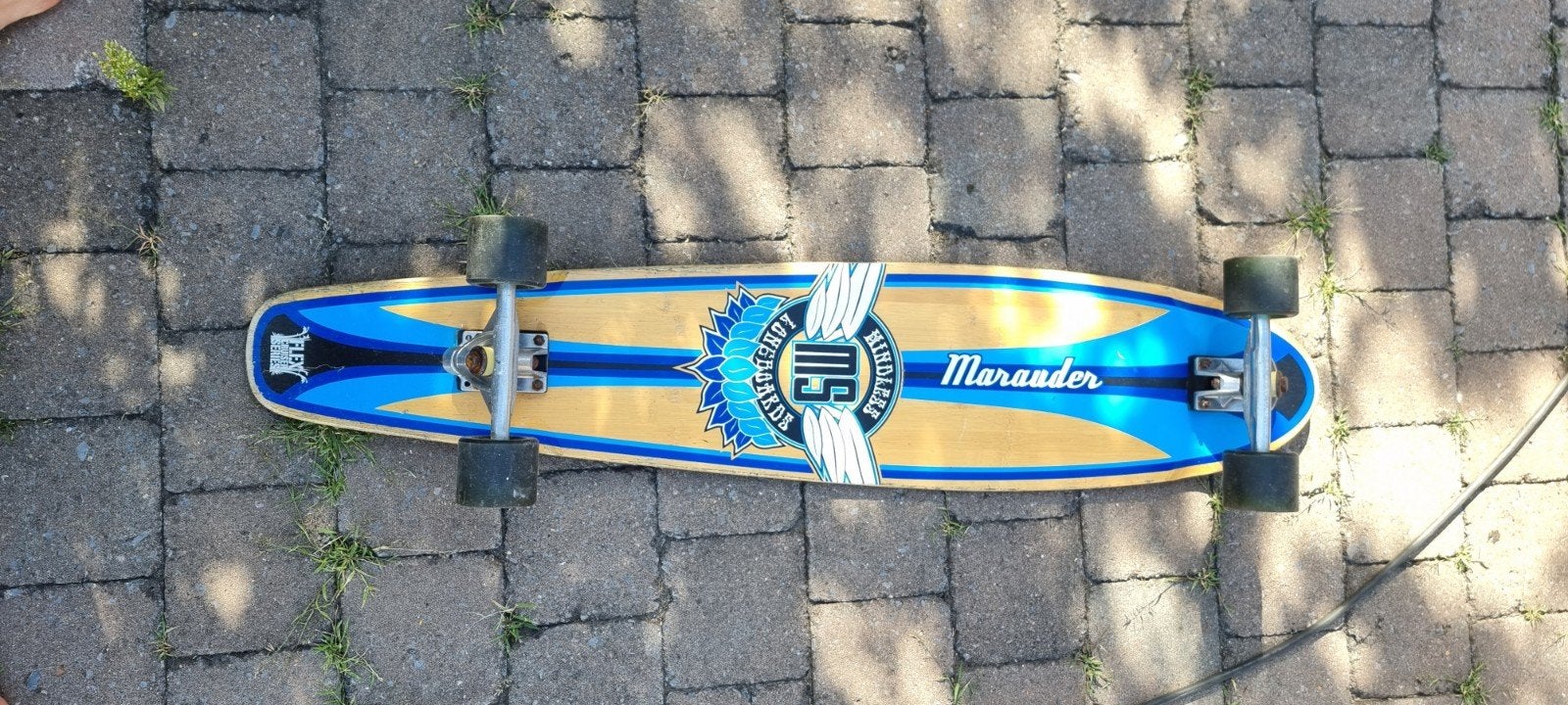 longboard, Sport en Fitness, Skateboarden, Ophalen of Verzenden, Gebruikt, Skateboard, Longboard